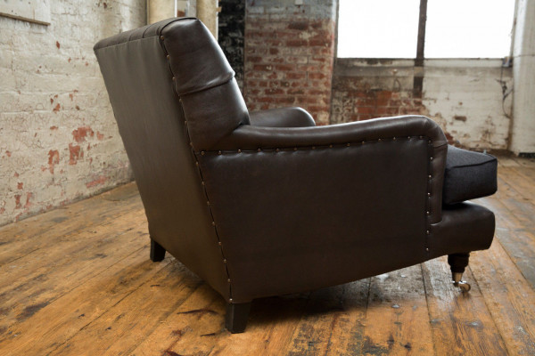 Fauteuil Club Lounge Designer Stull Polstersofa 1-Sëtzer Relax Dreebar Fernseher