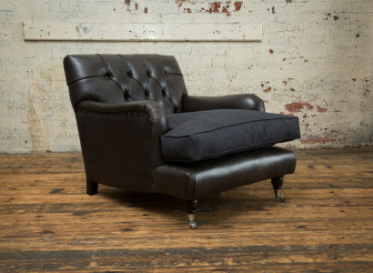 Fauteuil Club Lounge Designer Stull Polstersofa 1-Sëtzer Relax Dreebar Fernseher
