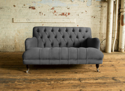 Chesterfield Sofa 2 Sëtzer Couch Polstersofas Couchen Sëtz Polster Garnitur Neit.
