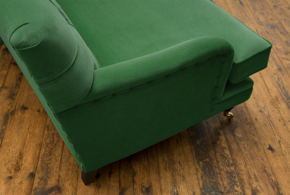 klassesch Miwwelen Chesterfield Canapé Couch Canapéë Sëtz Polster Kanapeen Wunnzëmmer