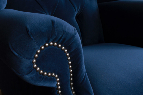 Lounge Luxus Télé Club Polster Sëtz Sessel Design Canapé Sofa Neit Relax Samett