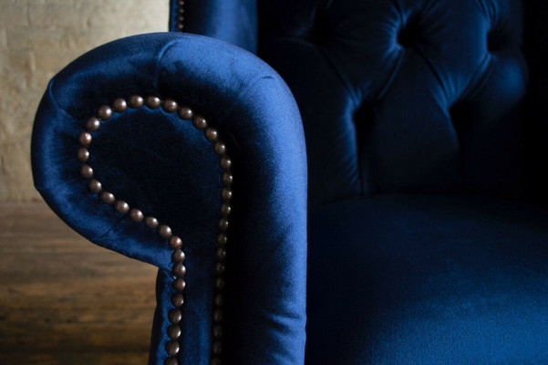 Chesterfield Ouerensessel Sessel Couch Relax Polster Designer Couchen Kinnekräich Blo