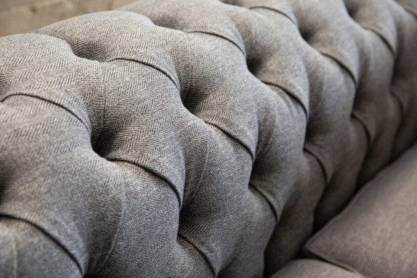 Chesterfield Sofa Couch klassesch Miwwelen Canapéë Sëtz Polster Canapéën Wunnzëmmer