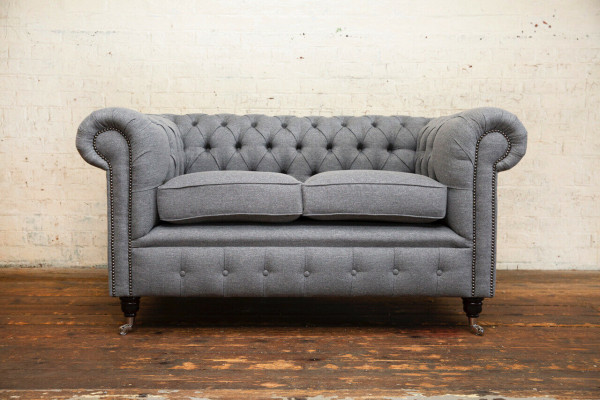 Chesterfield Sofa Couch klassesch Miwwelen Canapéë Sëtz Polster Canapéën Wunnzëmmer