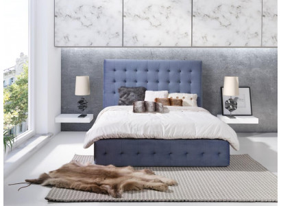 Klassescht Bettgestell Blo Polster Bett Design Hotel Gestell Textil Duebel