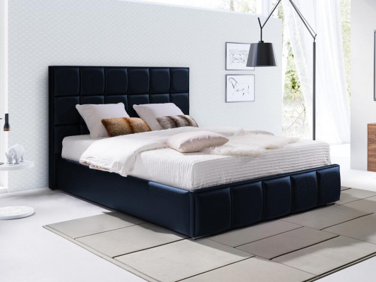 Schwaarzt Bett Këssen Design Luxus Duebel Better Schlofzëmmer jvmoebel® Nei