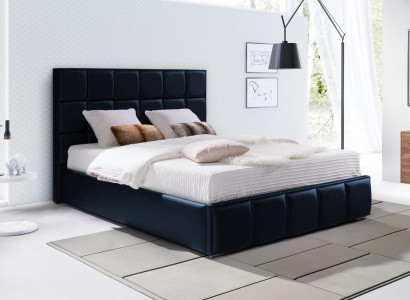 Schwaarzt Bett Këssen Design Luxus Duebel Better Schlofzëmmer jvmoebel® Nei