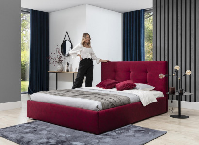 Bettrahmen 160x200 Bett Schlofzëmmer Better Textil Lieder Hotel Luxus Polster Grouss