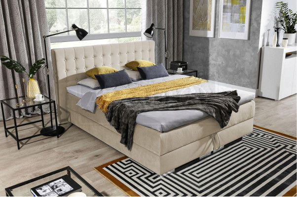 Chesterfield Design Bett Textil Samt Polster Samt Hotel Better Schlofkummer Nei