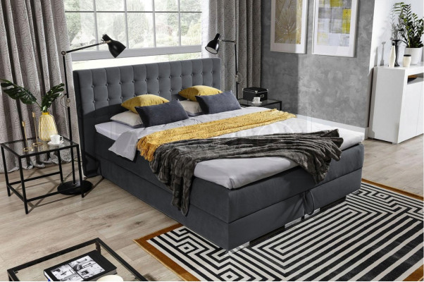 Chesterfield Design Bett Textil Samt Polster Samt Hotel Better Schlofkummer Nei