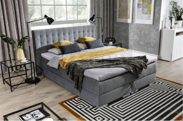 Chesterfield Design Bett Textil Samt Polster Samt Hotel Better Schlofkummer Nei