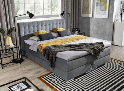 Chesterfield Design Bett Textil Samt Polster Samt Hotel Better Schlofkummer Nei