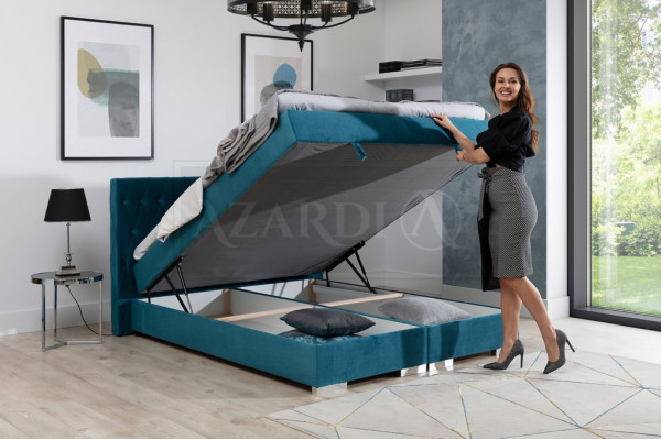 Boxspringbett inkl. Matratz Bett Duebel Better Hotel Polster Schlofzëmmer Nei