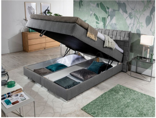 Bett Design Luxus Hotel Bett 200x200cm Boxspringbett Textil Gro 200x200cm nei