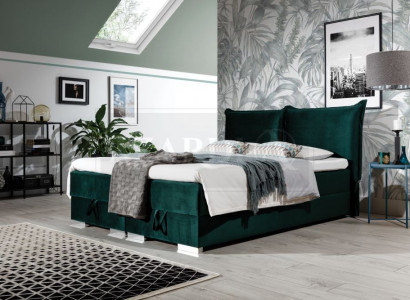 Boxspring Better Bett Polster Kënschtleeder Designer Hotel Duebel Luxus Design Nei