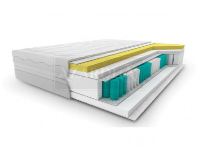 Héichwäerteg Matratz 7 Zonen Bett Visco Schaumstoff 100x200 Matratz Lux 20cm