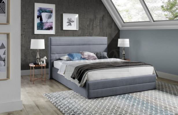 Klassesch Gro Designer Bett Schlofkummer Textil Lieder Polster 180x200cm Nei