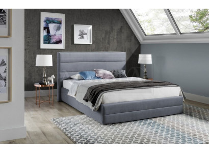 Klassesch Gro Designer Bett Schlofkummer Textil Lieder Polster 180x200cm Nei