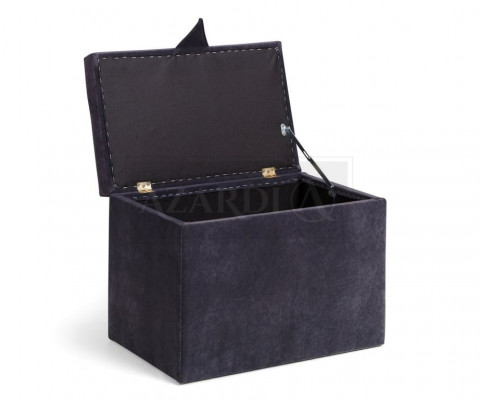 Pouf Foussocker Ottoman Sëtz Hocker Polsterhocker Sëtzocker Edel Truh Këscht nei
