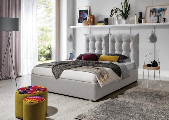 Design Këssen Englescht Duebelbett Better Chesterfield Luxus 140/160/180x200