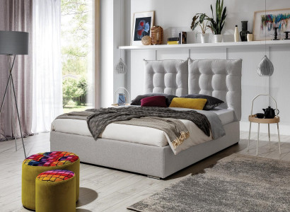 Design Këssen Englescht Duebelbett Better Chesterfield Luxus 140/160/180x200