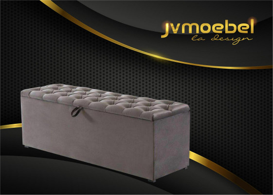 Chesterfield Canapé Modernen Design Ottomane Sëtzocker Zweisëtzer Textil Nei