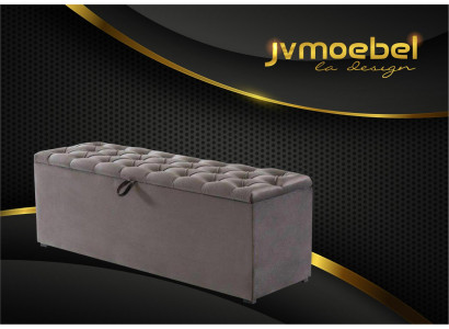 Chesterfield Canapé Modernen Design Ottomane Sëtzocker Zweisëtzer Textil Nei