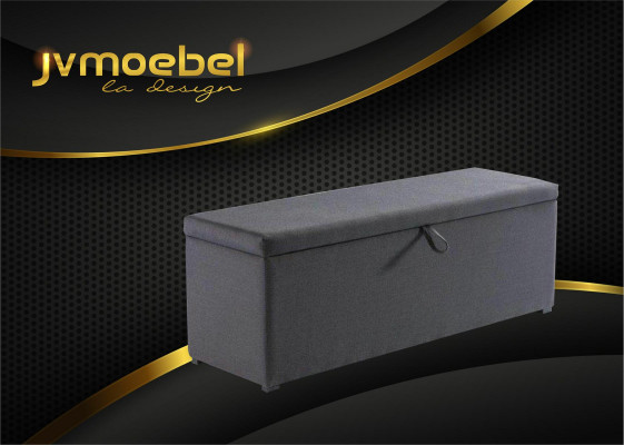 Hocker Pouf Féisshocker Hocker Polsterhocker Sëtzocker Bäisetellstoff Gepolstert