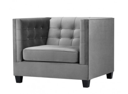 Sëtz Chesterfield Textil Stëfter Gro Neien Wunnzëmmer Modern Kreativ