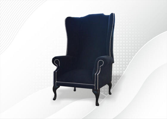 Sesseldesign Couch Chesterfield Textil Lounge Club Polster Sëtz Luxus 1-Sëtzer