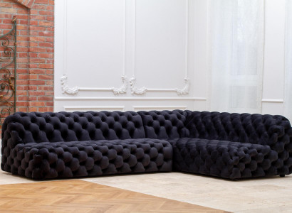 Wohnlandschaft Sofa Eckdesign Eck Ecksofa L-Form Modern Sofae Stoffsofa Canapé
