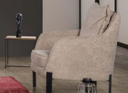 Sëtzfauteuil Eenzelstéck 1-Sëtzer Gepolsterte Sëtz Designer Textil Sëtz Stoff Modern nei