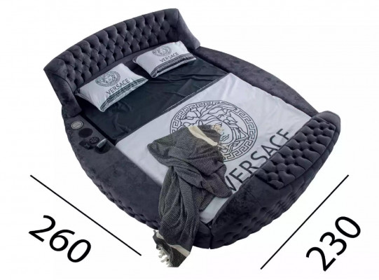 Ronn Bett Chesterfield Better mat TV Fernseehublift Luxus Duebelbett 180x200