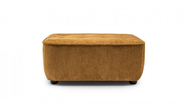 Modular Sektiounscanapé Ecks-Canapé L-Form Modern Canapé-Puff Beige Stoff