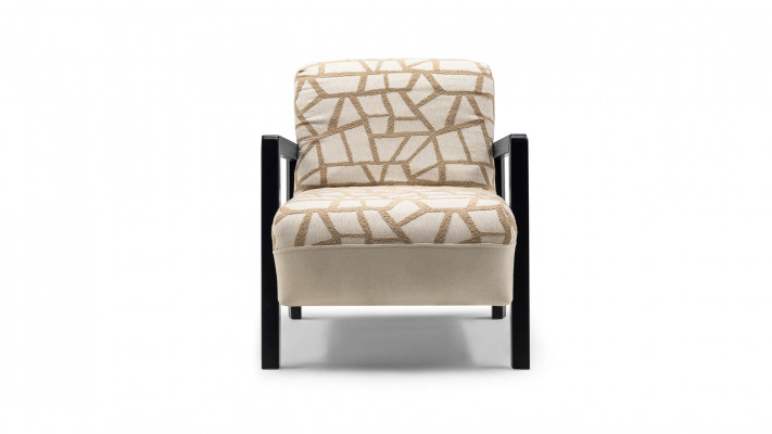 Fauteuil, Ouerfauteuil, Stoff-Fauteuil, Beige Polster, Wunnzëmmer, Eenzelausleefer, Sëtz