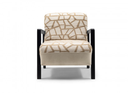 Fauteuil, Ouerfauteuil, Stoff-Fauteuil, Beige Polster, Wunnzëmmer, Eenzelausleefer, Sëtz