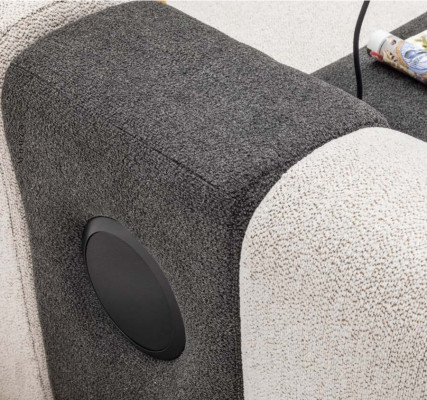 Eckgarnitur Wunnlandschaft Grouss Sofae L Form Polstersofa Couch Stoff