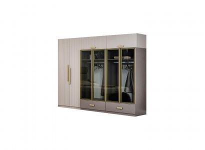 Kleederaschaf Holzschaf Schaf Holz Beige Schlofkummer Modern