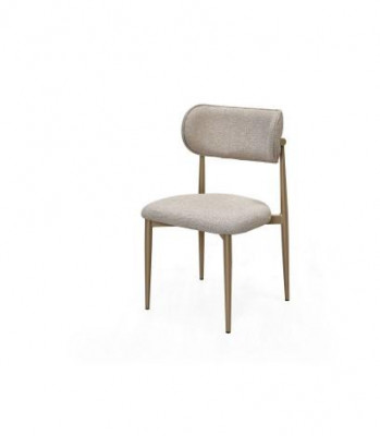 Kichechstull Stull ouni Armlehnen Iesszëmmerstull Holz Stoff Tresenstull