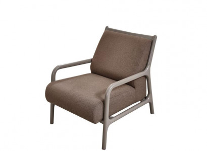 Klassesch Polstersëtz Sëtz Stoffsëtz Stoff Holz Beige Einsëtzer