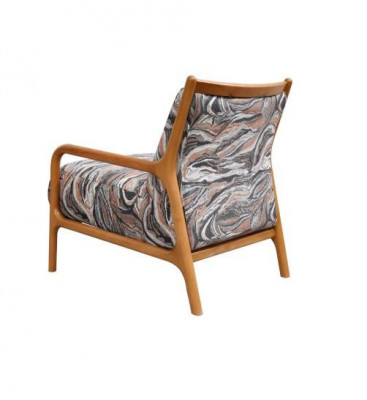 Canapé-Set Dräisëtzer Fautteuil Canapé Brong Stoff-Canapé 3-Stéck