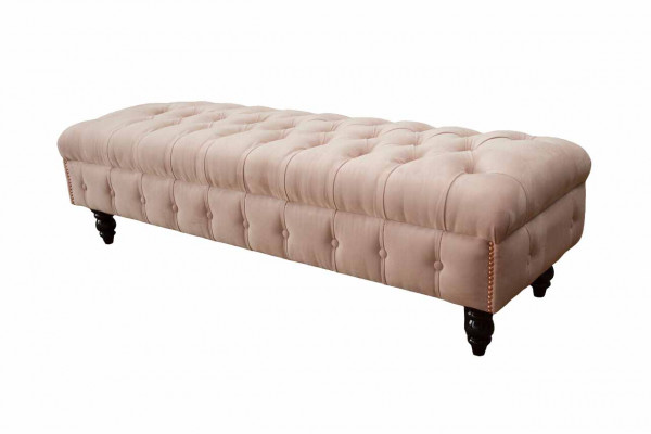 Foussstell Hocker Polstersëtz Hocker Sëtzstull Ottoman Chesterfield