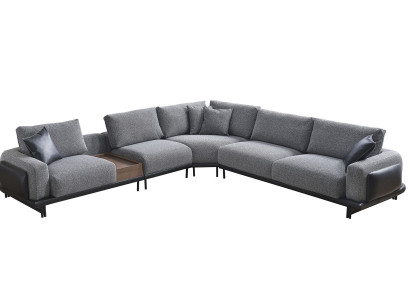 Gro L-Form Eckcanapé Polstersofa Modern Textil Luxus Wunnlandschaft