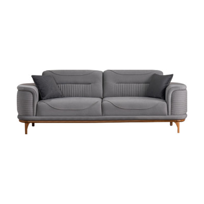 Modern Grouw Sofa Héichwäertegt Textil fir e Wonnerzëmmer Nei