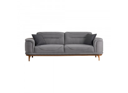 Modern Grouw Sofa Héichwäertegt Textil fir e Wonnerzëmmer Nei