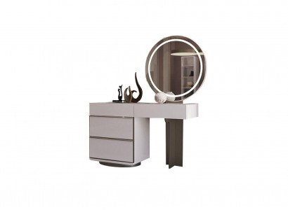 Schminktisch Set Konsolespigel Schlofkummer Miwwelen Design Hocker Set