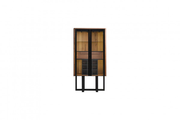 Brong Luxus Vitrine Glasvitrine LED Schaf Designer Bar Schief Nuech