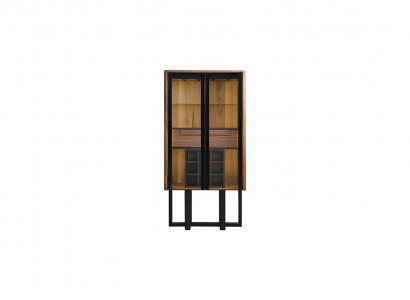 Brong Luxus Vitrine Glasvitrine LED Schaf Designer Bar Schief Nuech