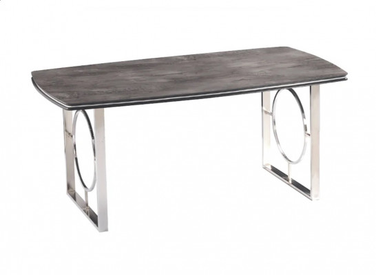 Modern Iesszëmmer Miwwelen luxuriéise Iessdësch + 6x Stull Dësch Stull.