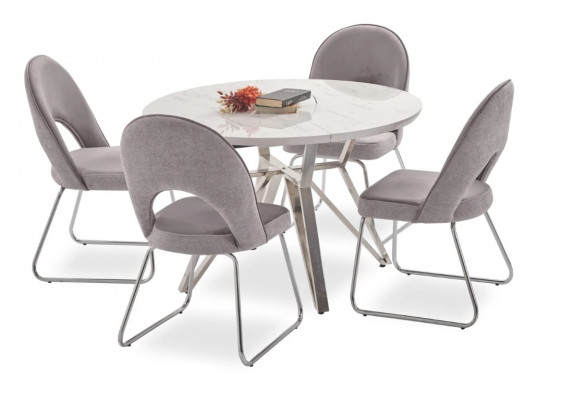 Moderne Iessdësch Wäiss Dësch Iesszëmmer Wunnzëmmer Luxus Design Dëscher Nei